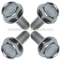 large stock low price stainless steel Hex flange bolt, flange screw